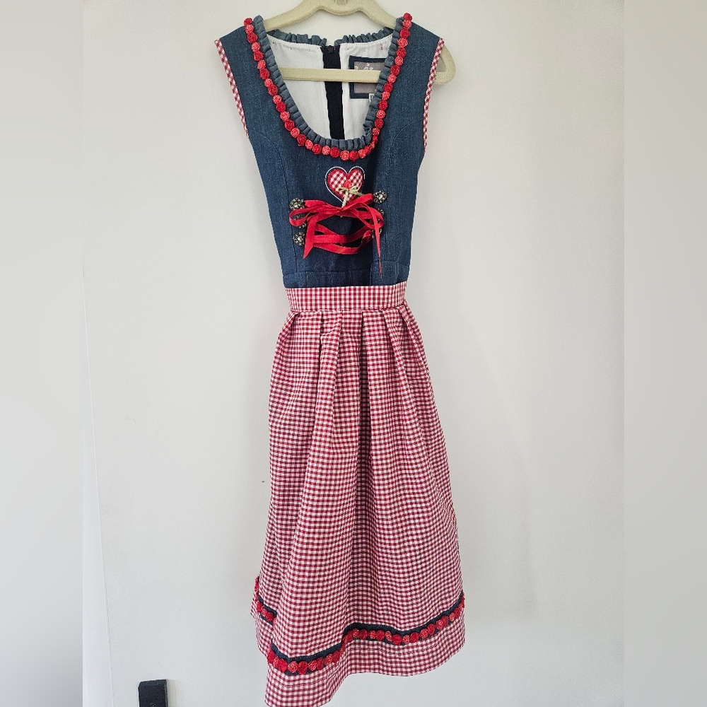 German Style Traditional Dress, Dirndl, Girls Dress 134/140 Cm